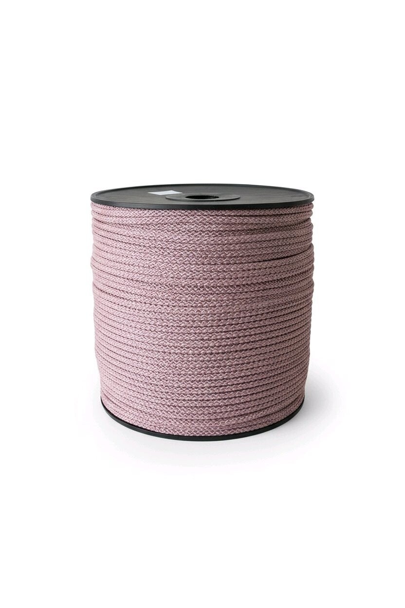 Polyestersnor 6 mm Rødmende lilla nr 59