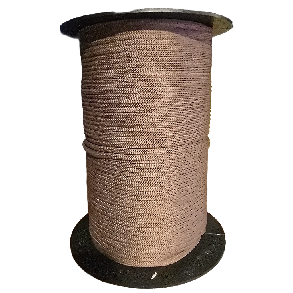 Polyestertråd 3 mm Kokosnøtt brun nr 37