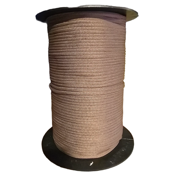 Polyestertråd 3 mm Kokosnøtt brun nr 37