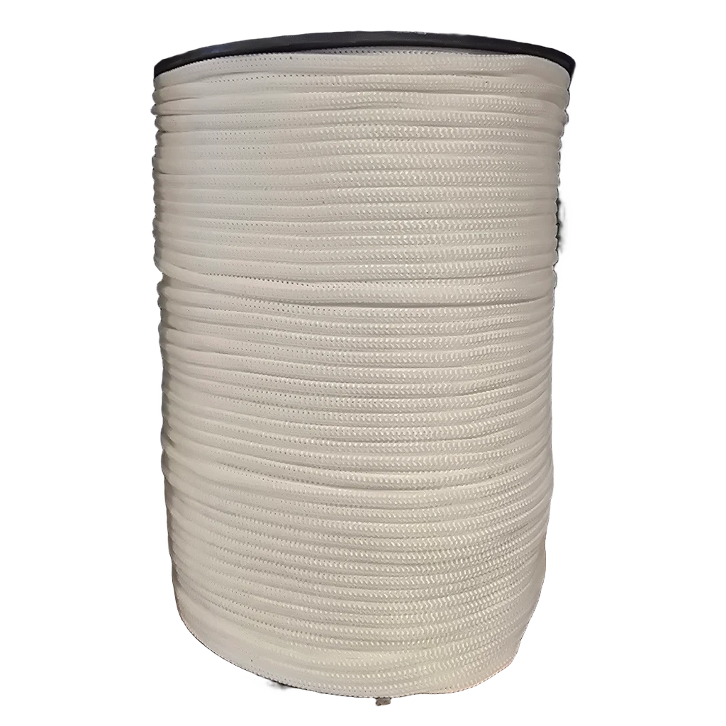 Polyestertråd 4 mm Hvit nr 1