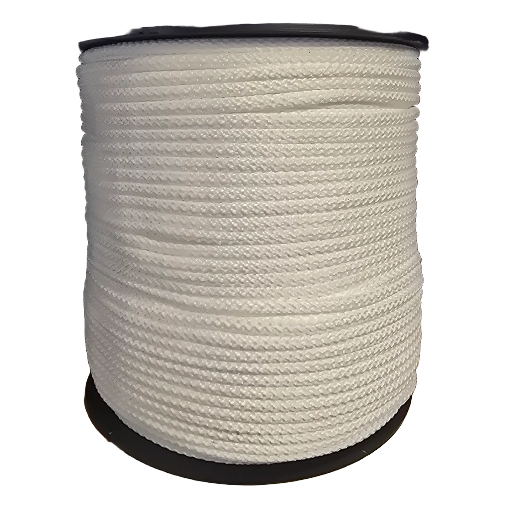 Polyestersnor 6 mm Hvit nr 1
