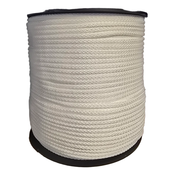 Polyestersnor 6 mm Hvit nr 1