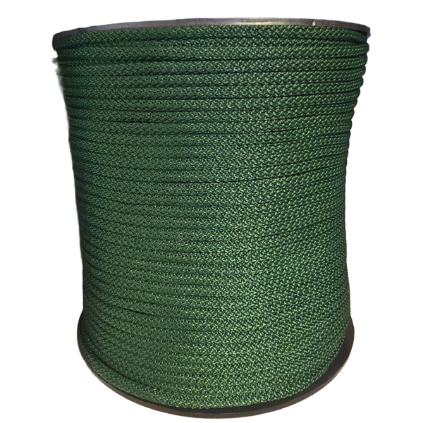 Polyestersnor 6 mm Mørk grønn 209 blank