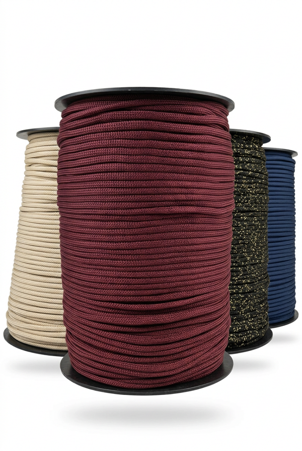 Polyestertråd 3 mm, Farge bordo, nr 28