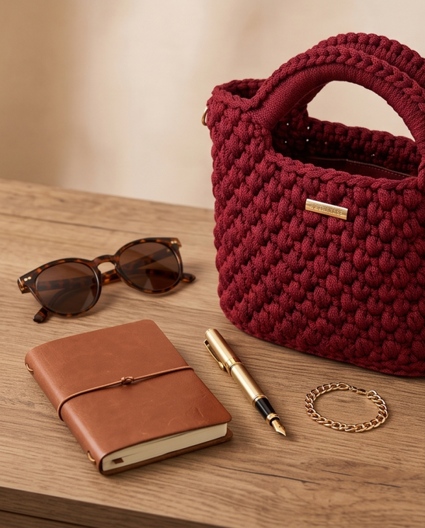 By Therese veske Merlot Bag