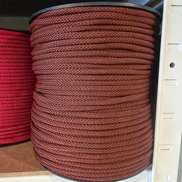 Polyestersnor 6 mm Deep Red, nr 48