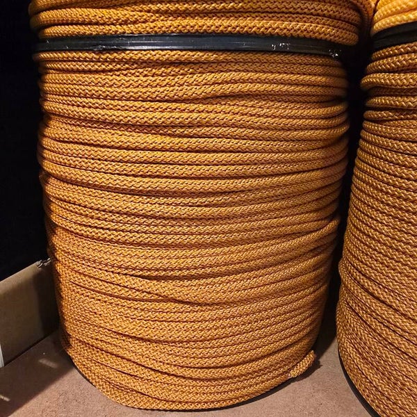 polyestersnor 6 mm Golden mustard