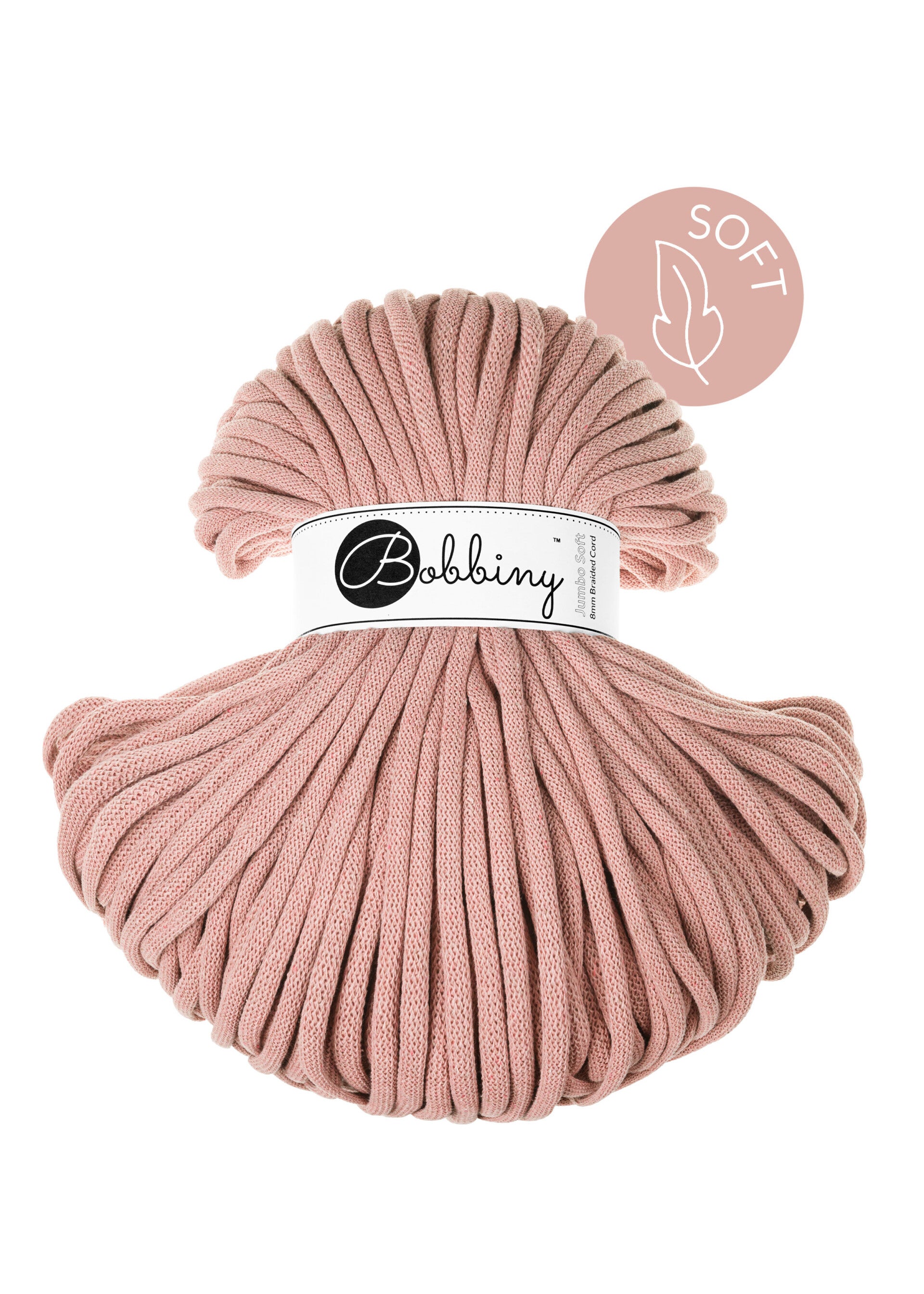 Bobbiny Jumbo soft 8 mm Blush