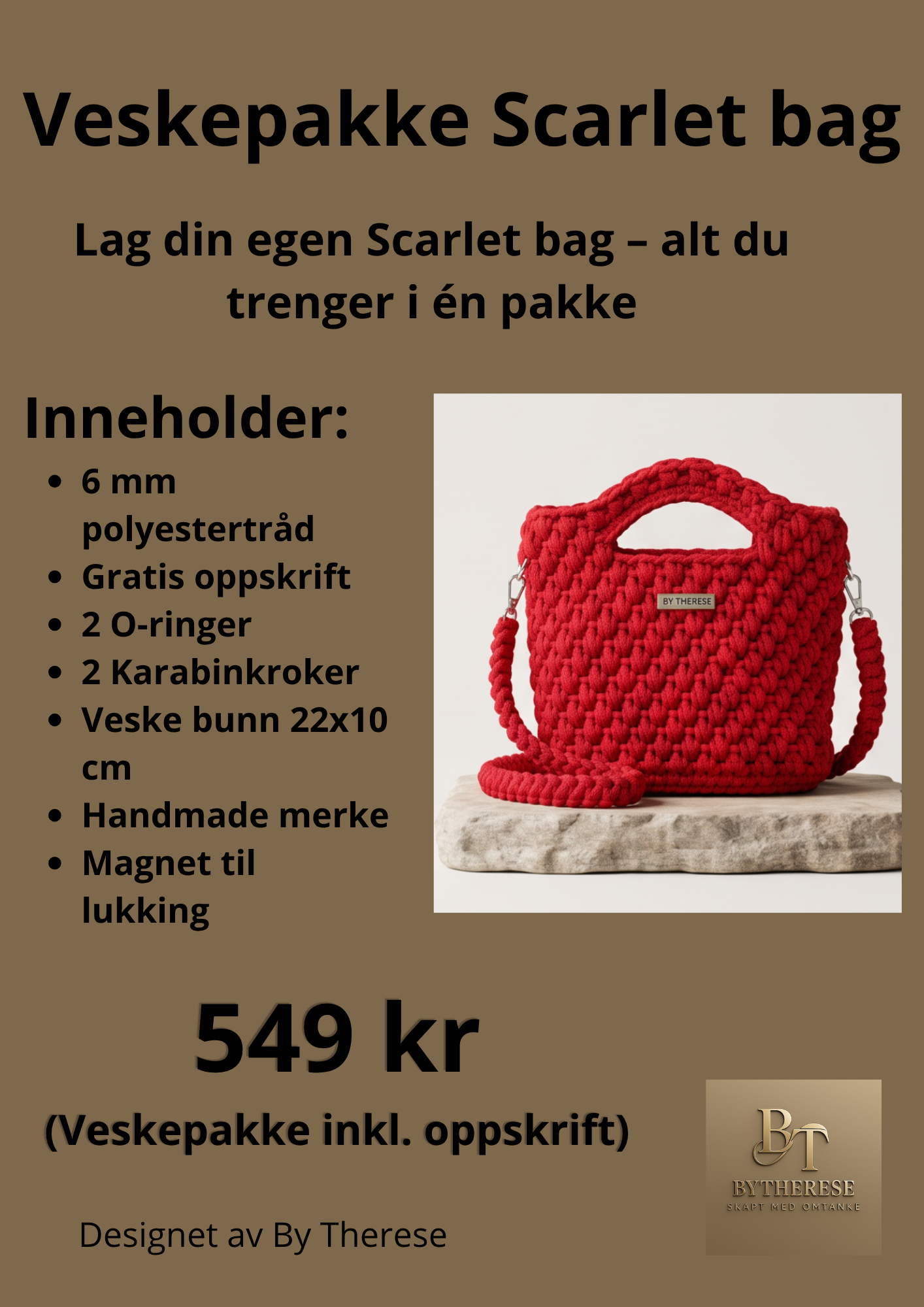 Veskepakke Scarlet bag