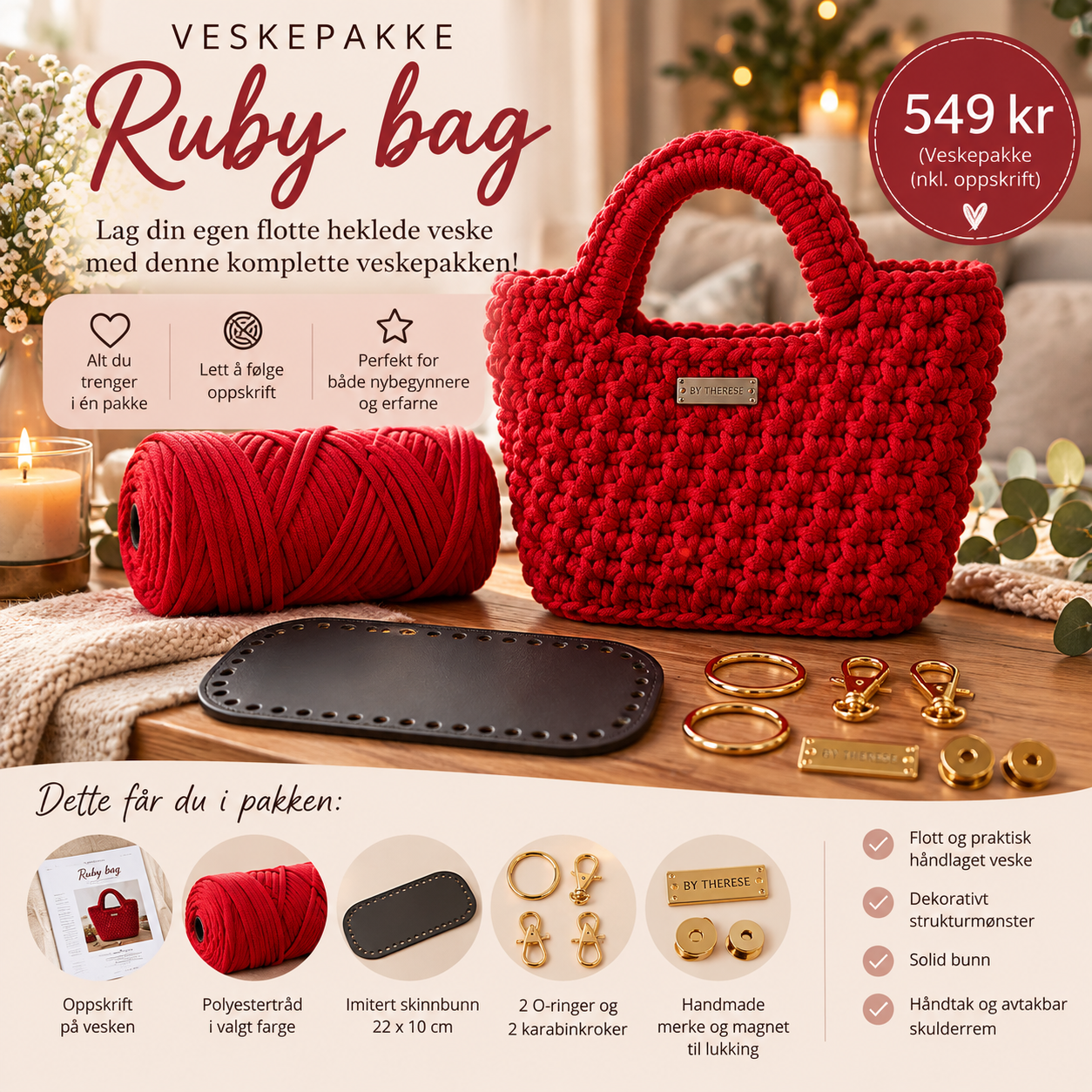 Veskepakke Ruby bag