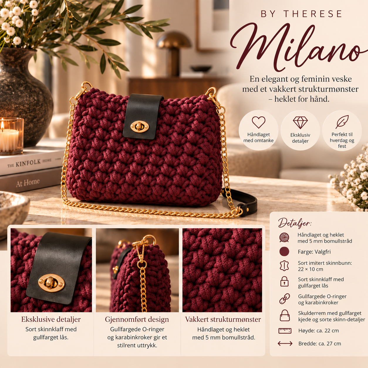 Veskepakke - By Therese Milano vesken.