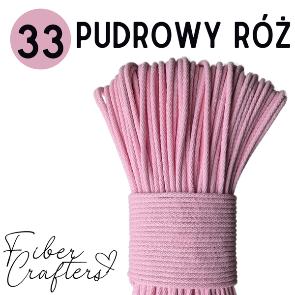 Sytau 6 mm Farge nr 33 Pudderrosa