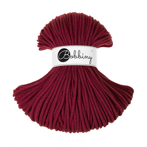 Bobbiny 5 mm Vinrød