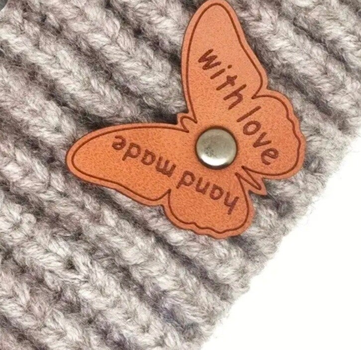 Handmade skinnmerke sommerfugl