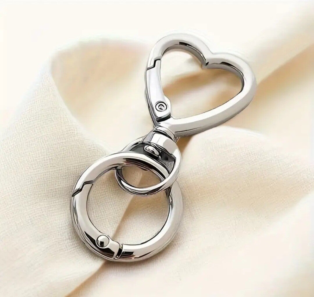 Karabinkrok hjerte inkludert O-ring