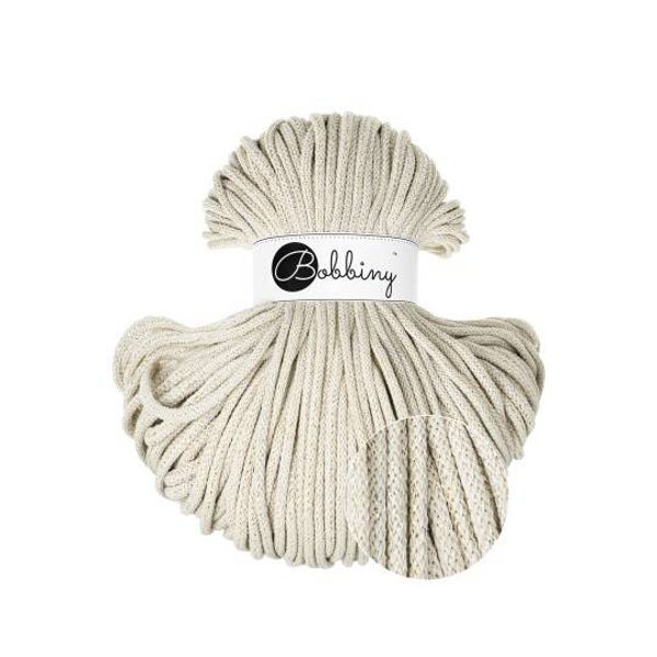 Bobbiny 5 mm Shiny Cashmere beige