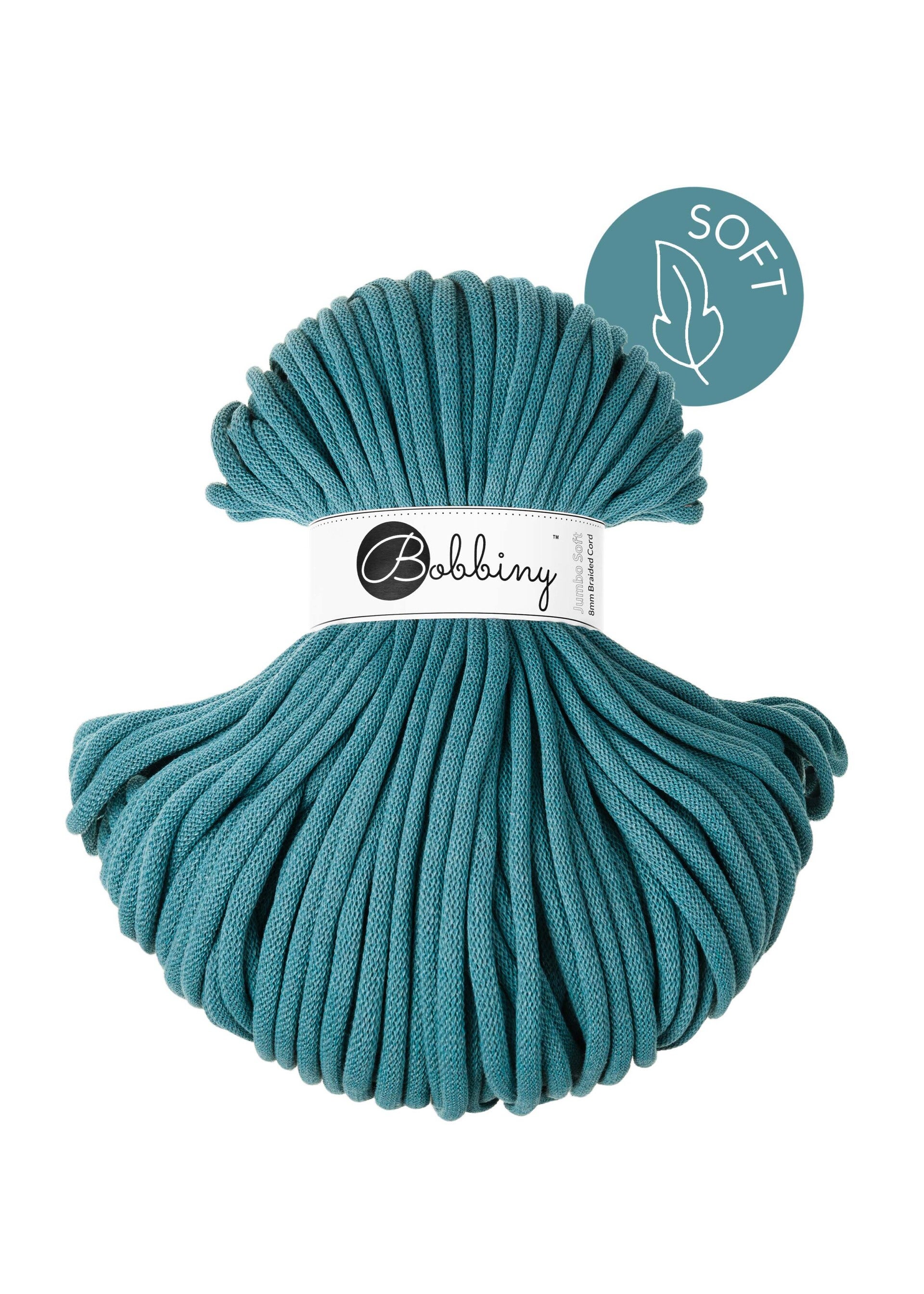 Bobbiny Jumbo soft 8 mm Teal