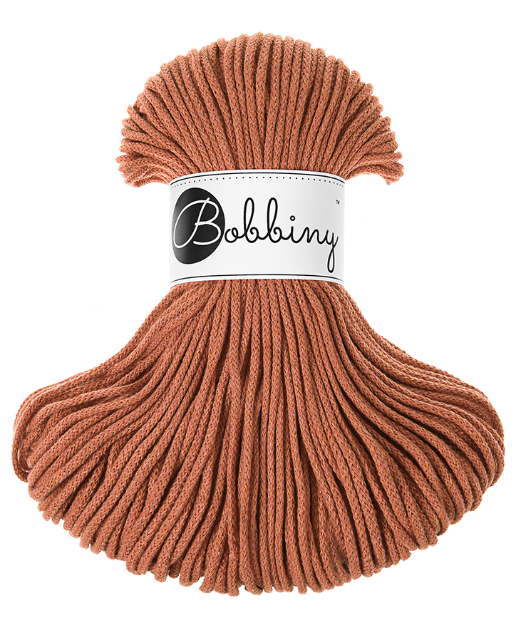 Bobbiny 3 mm Terracotta