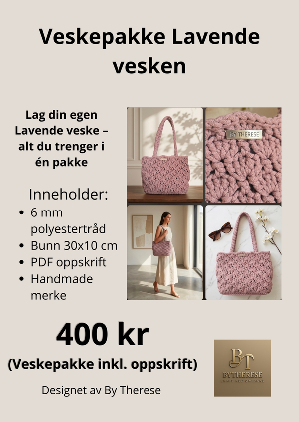 Veskepakke Lavende