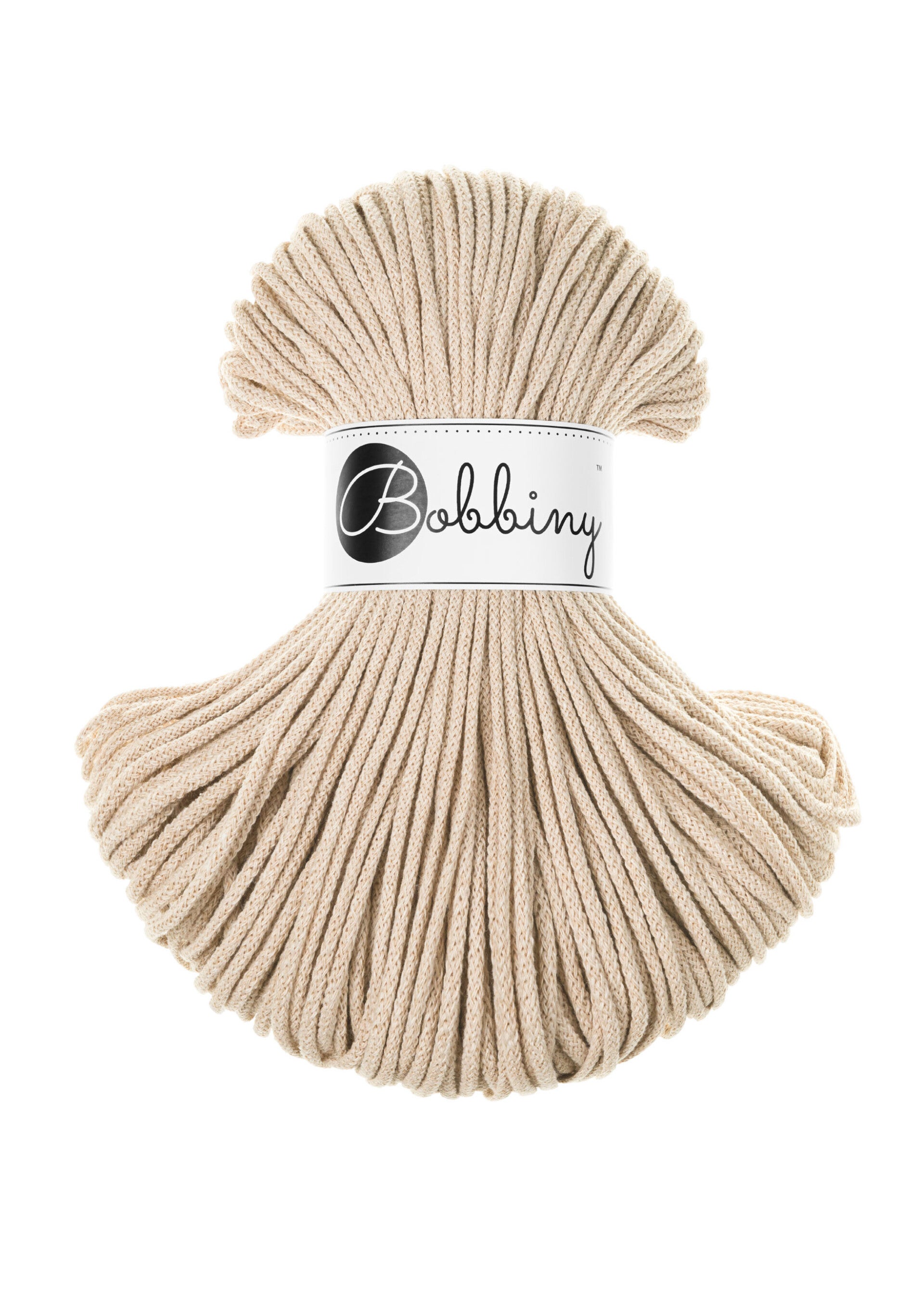 Bobbiny 3 mm Warm beige