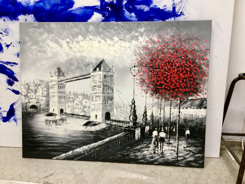 TOILE TENDUE SUR CHASSIS