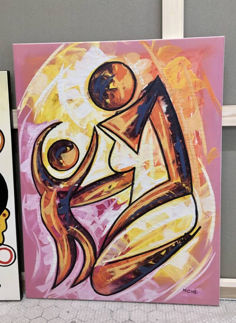 TOILE TENDUE SUR CHASSIS