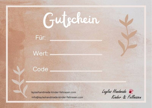Gutschein Kleintiere