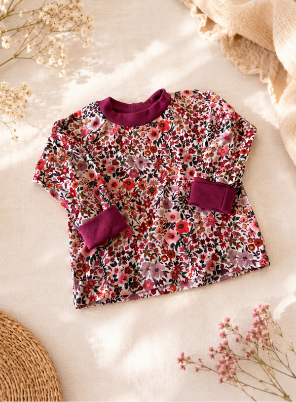 Blümchen Pullover in 50