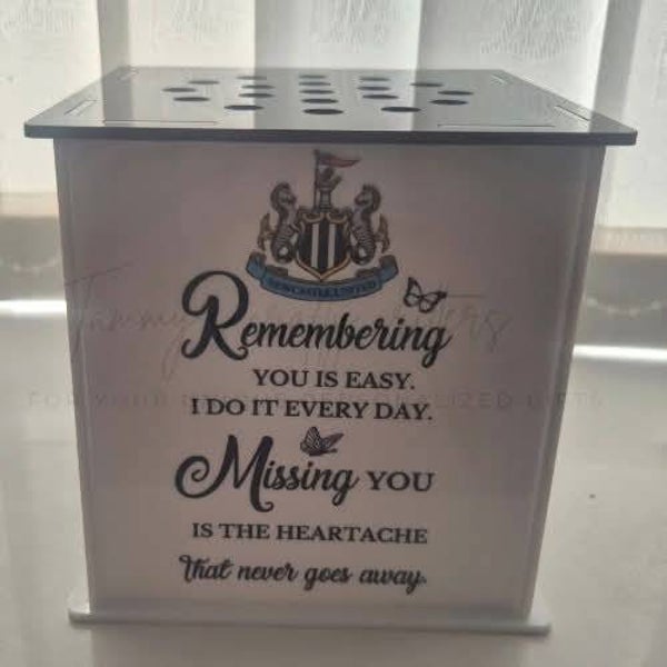 Memorial flower pot