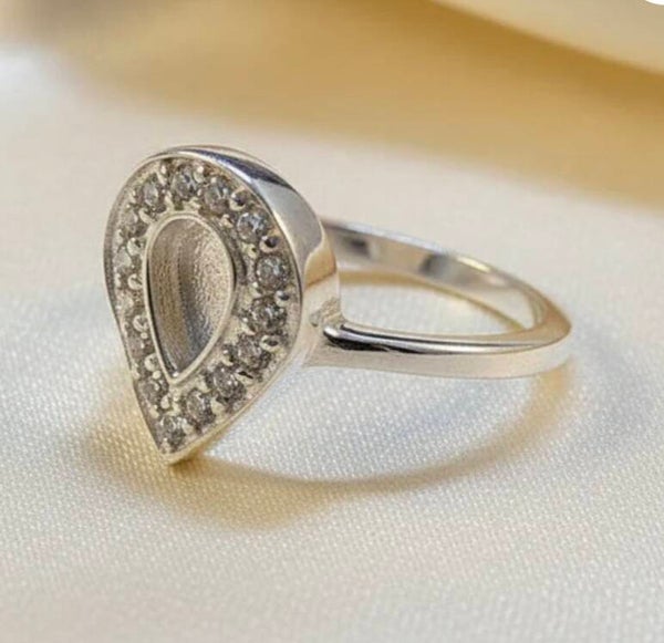 Tear drop ring