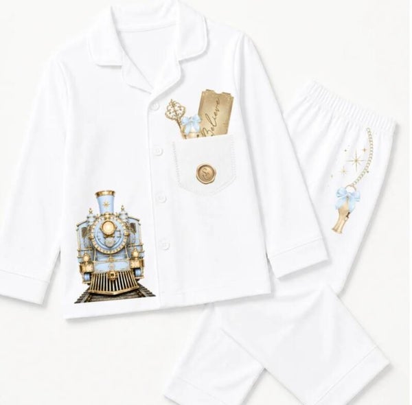 Chrismas  blue print pjs