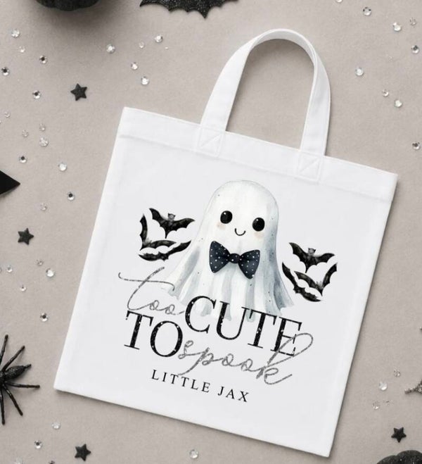 To Cute to Spook trick r treat bag