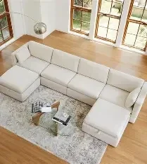 Luxury white Sofa
