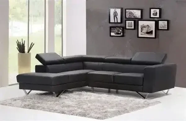 Black L Sofa