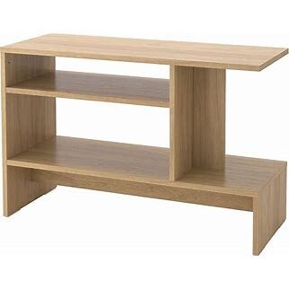 Wooden storage side table