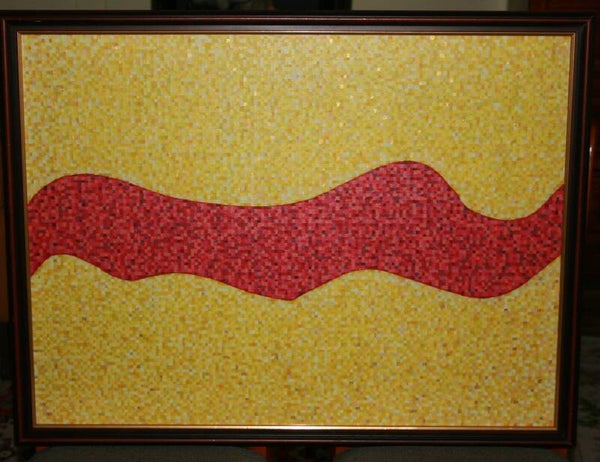 Fluss des Lebens Acryl (100cm X 66cm)