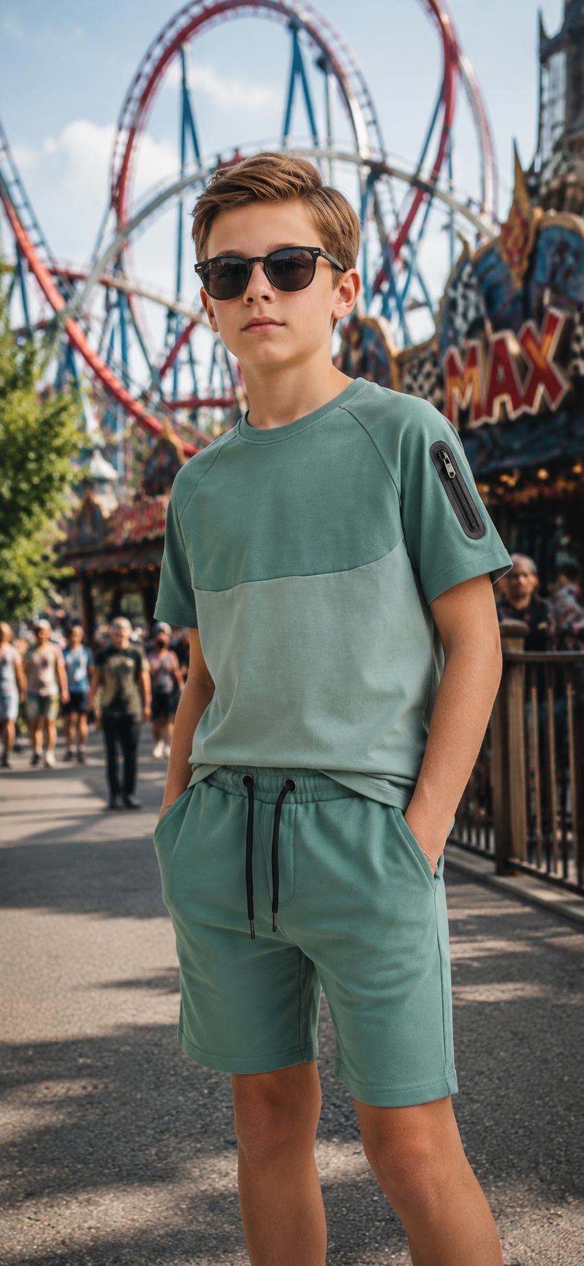 Army groen comfy set