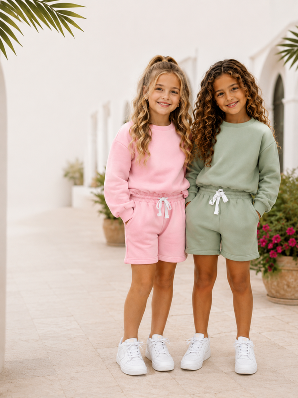 2 delig set sweater  met short