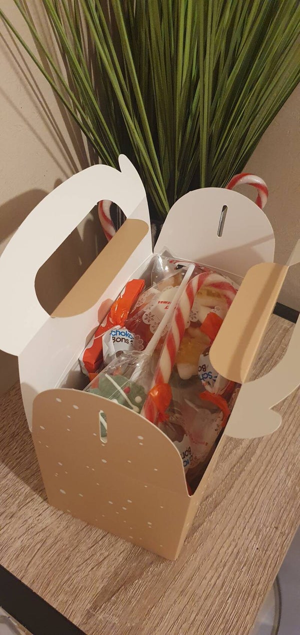 Box Noël bonbons et chocolat 800g