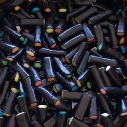 Mini câble reglisse fourré (100g) HALAL