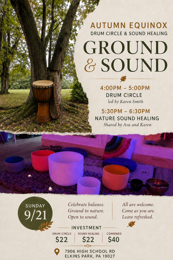 Autumn Equinox: Ground & Sound Sunday 9/21