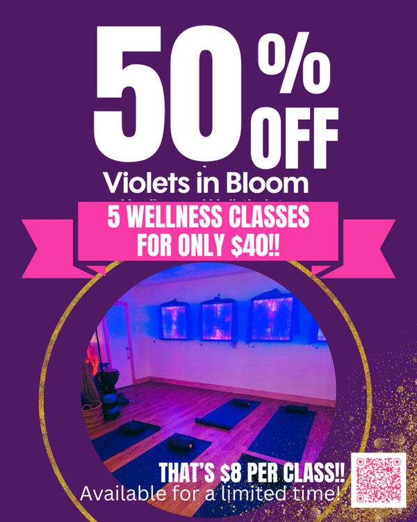 5 Classes for 50% Off!