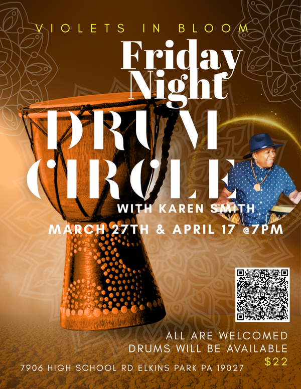 Friday Night Drum Circle w/ Karen Smith 4/17