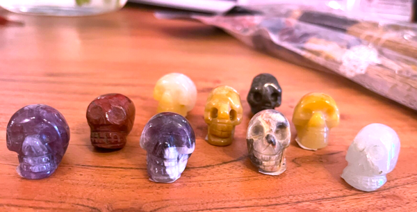 💀 Mini Crystal Skull — Ancestor Wisdom, Divinely Selected  | 40% Off ✨