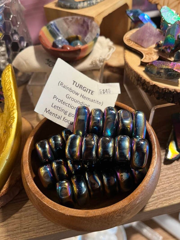 Rainbow Hematite (Turgite) Tumbles