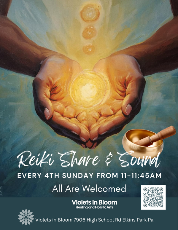 Reiki Share & Sound ~ Sunday, 3/22 11am-11:45