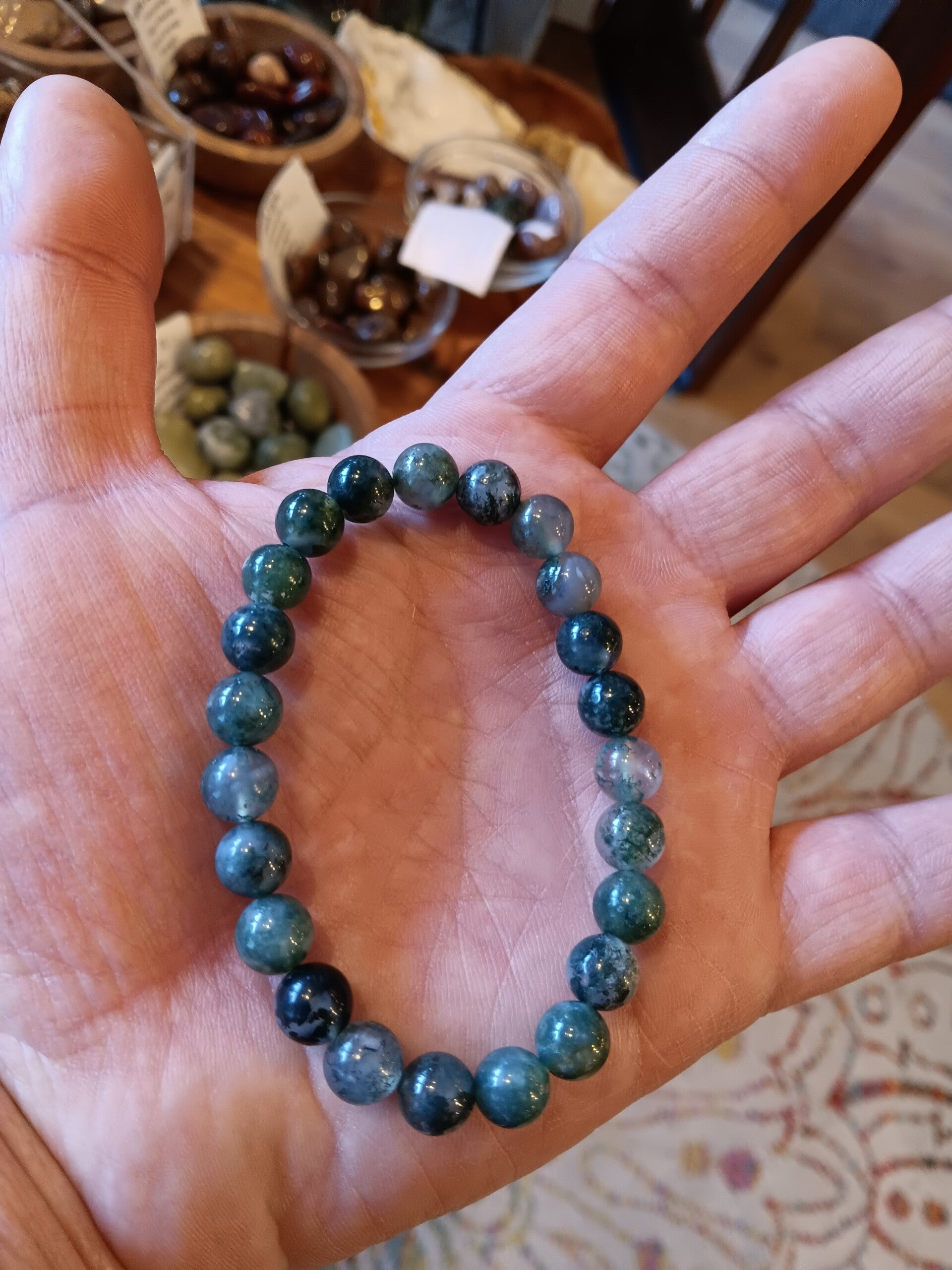 Moss Agate Bracelet