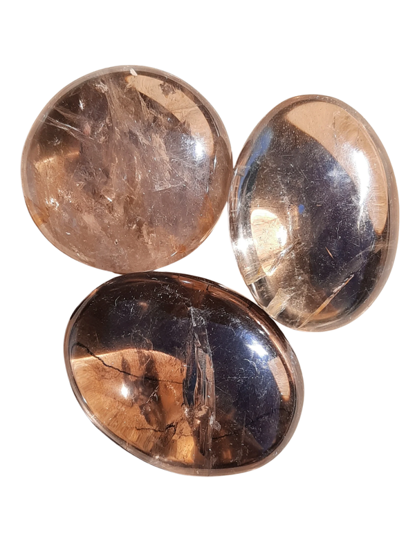 Smokey Quartz Palm Stones
