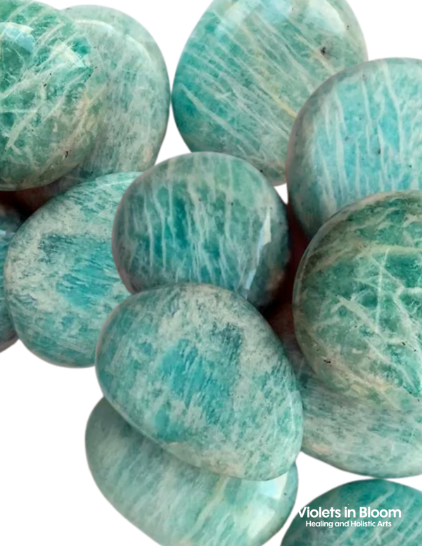 Amazonite Palm Stones