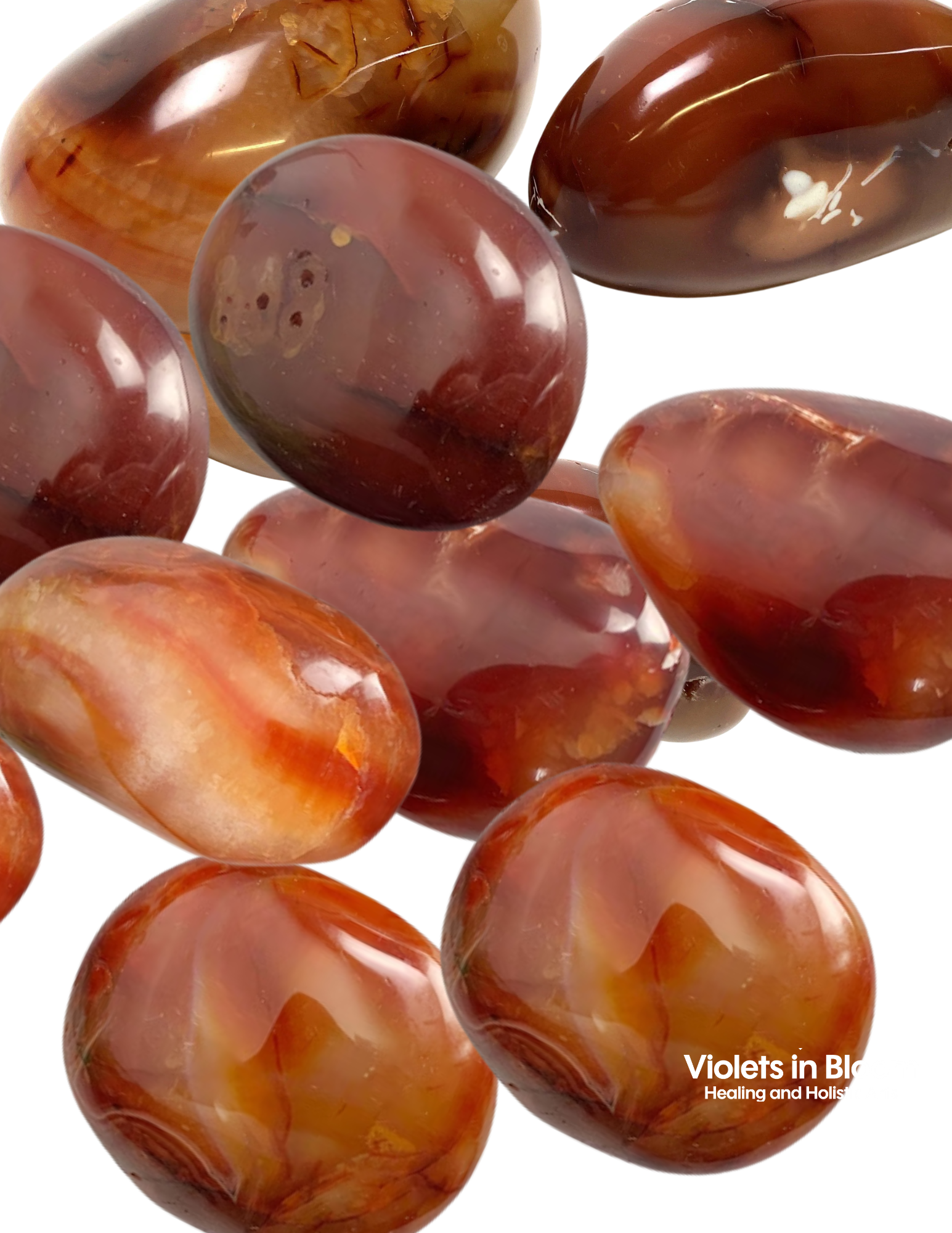Carnelian Palm Stones